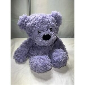 Warmies Cozy Plush - Purple Curly Bear Large Therapy Microwavable Soft